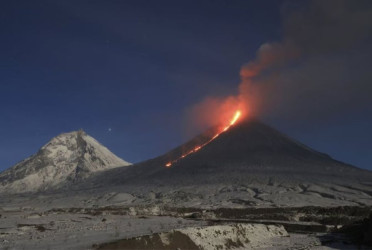 Volcano erupts in Russia after 450 years following massive earthquake