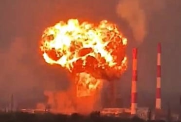 Ukraine's drone attack sparks fire at oil depot in Russia's Sochi: Governor