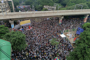 Chhatra Dal declares 9-point agenda at Shahbagh rally