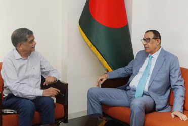 Palestinian envoy meets Education Adviser
