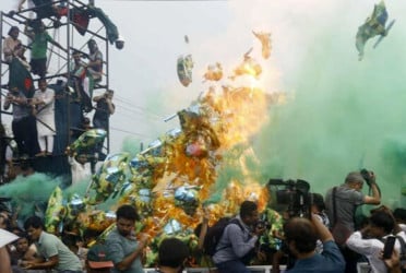 12 injured in balloon blast in Mania Mia Avenue