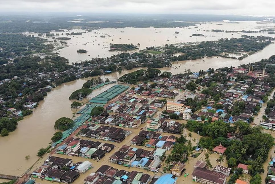 Flash flood kills 6 in Myanmar-China border town