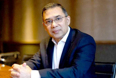 Tarique Rahman extends thank to interim government
