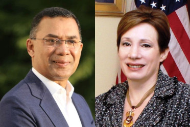 Tarique discusses Bangladesh polls with US envoy in London