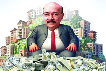 Mountains of wealth without any known source of income