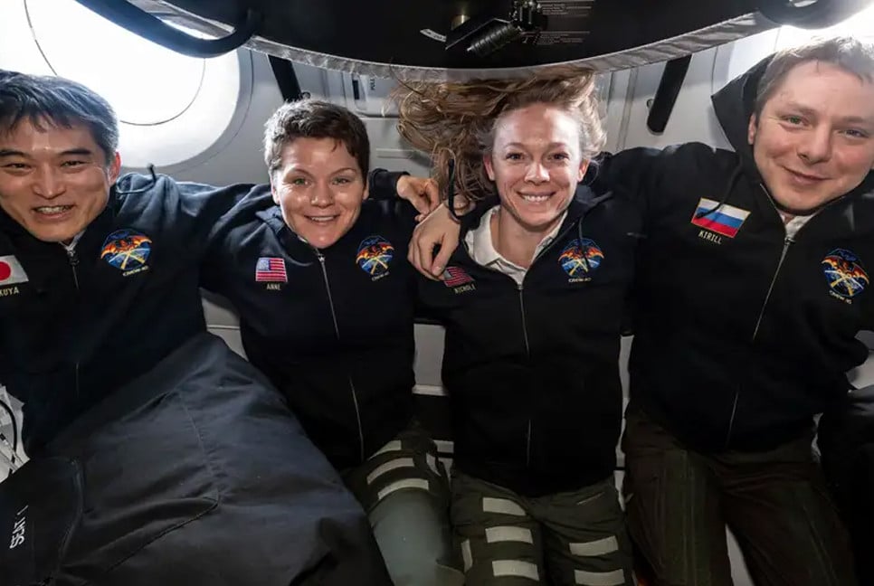 NASA astronauts return to Earth from ISS after five months