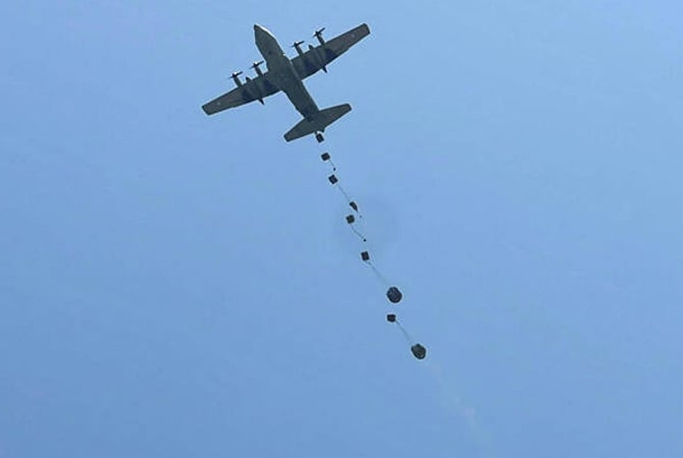 Greece air-drops food aid over Gaza: PM