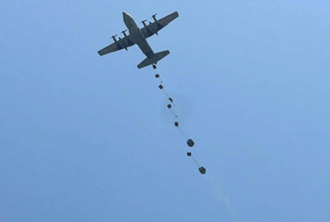 Greece air-drops food aid over Gaza: PM