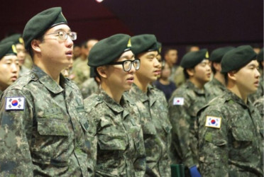 South Korea’s military shrinks 20% in six years as male population declines
