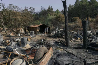 Firefighters face ‘challenging day’ as wildfire rages in southern France