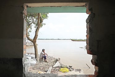 Embankment delays, sand theft fuel massive land loss in Zajira