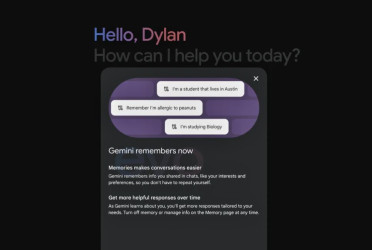 Gemini rolling out ChatGPT-like memory feature, incognito mode