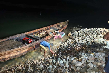 12,000 cubic feet of looted stones recovered, scattered back
