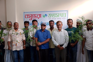 Shuvosangho holds awareness meeting in Shariatpur to curb polythene use