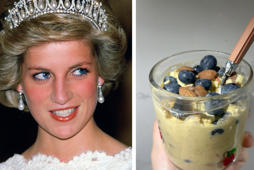 Princess Diana’s favorite breakfast?Overnight oats way before they were trendy