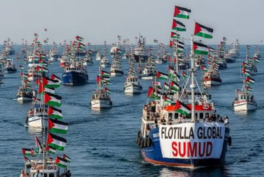 Aid flotilla for Gaza says boat struck by drone in Tunisian waters