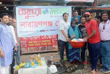 Bashundhara Shuvosangho supports struggling widow Ramrati Rabidas in Narayanganj