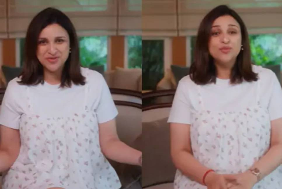 Parineeti Chopra flaunts baby bump publicly for the first time