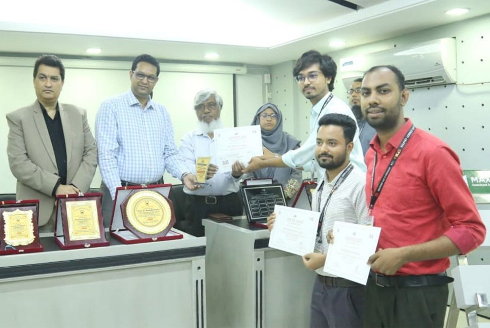 Shuvosangho runners-up in concrete cylinder competition