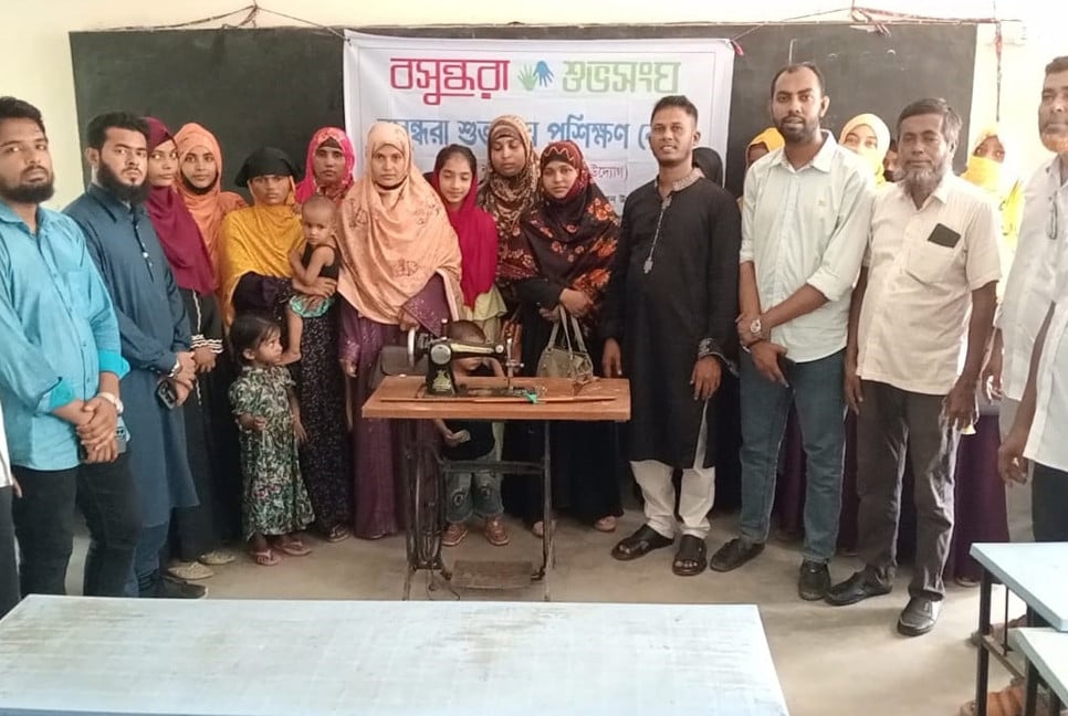 Sewing training makes women in Charfassion happy