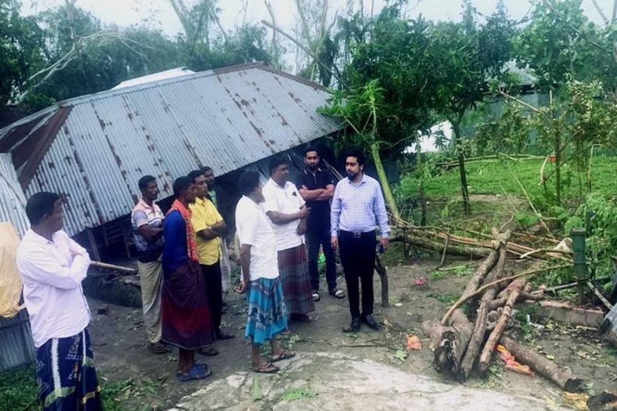 Tornado ravages 1,200 houses, uproots trees in Rangpur's Gangachara