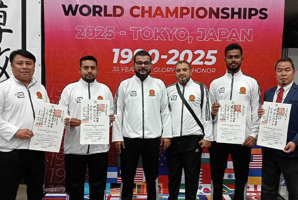 Bangladesh shines at Tokyo Karate Championship with silver medal