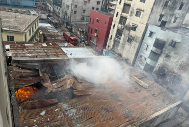 50 hospitalized as poison air, flames continue to emit from Mirpur building