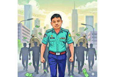 Harun sits on mountain of wealth in US