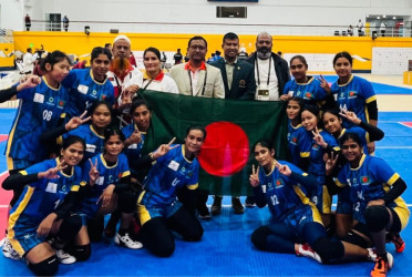 U-18 Girls’ Kabaddi Team win country’s first Asian Youth Games medal