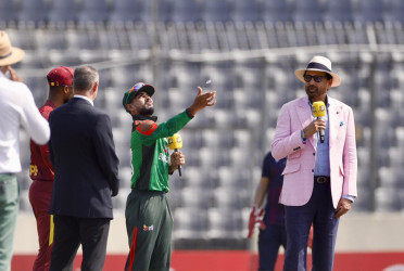 Bangladesh opt to bat after winning the toss