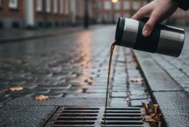 London woman fined £150 for pouring coffee in drain