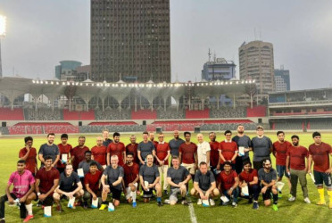 Diplomats celebrate 3–0 win, Advisers promise revenge in Dec