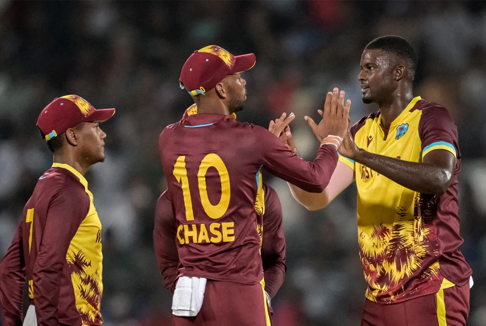 West Indies win T20I series with a match in hand
