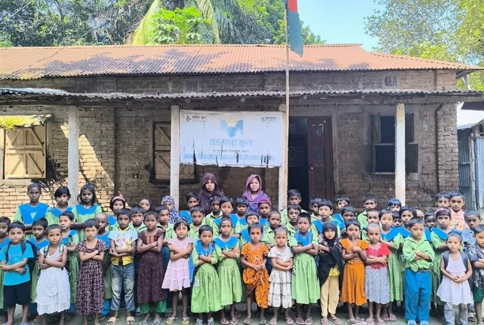 Shuvosangho school illuminates a remote village in Gaibandha with the light of knowledge