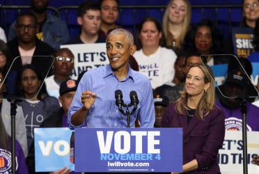 Obama tells Democrats to push back against Trump's 'lawlessness and recklessness'