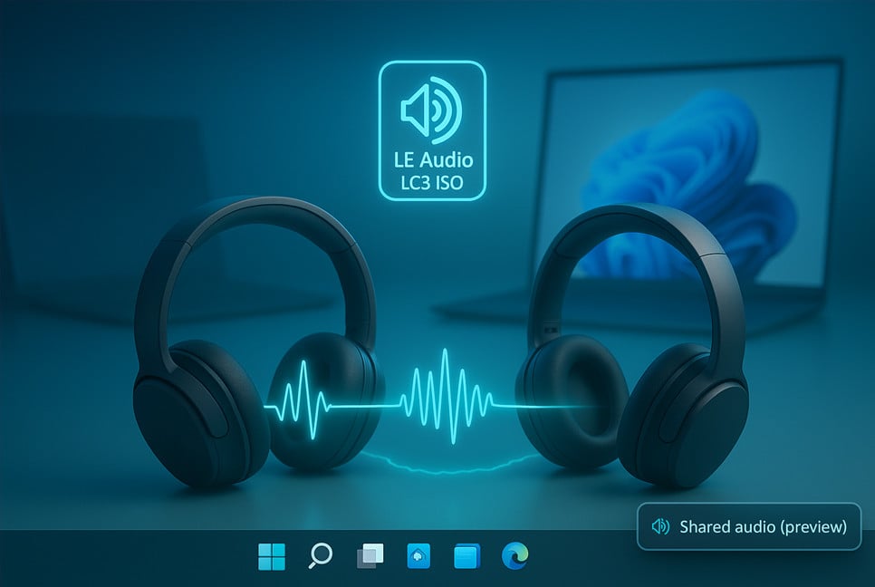 Windows 11 to let you stream audio to two Bluetooth devices at once