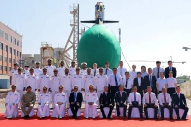 Pakistan targets 2026 launch for its 1st Chinese-built submarine