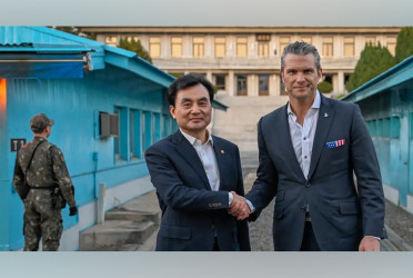 Hegseth at DMZ before US–South Korea troop talks