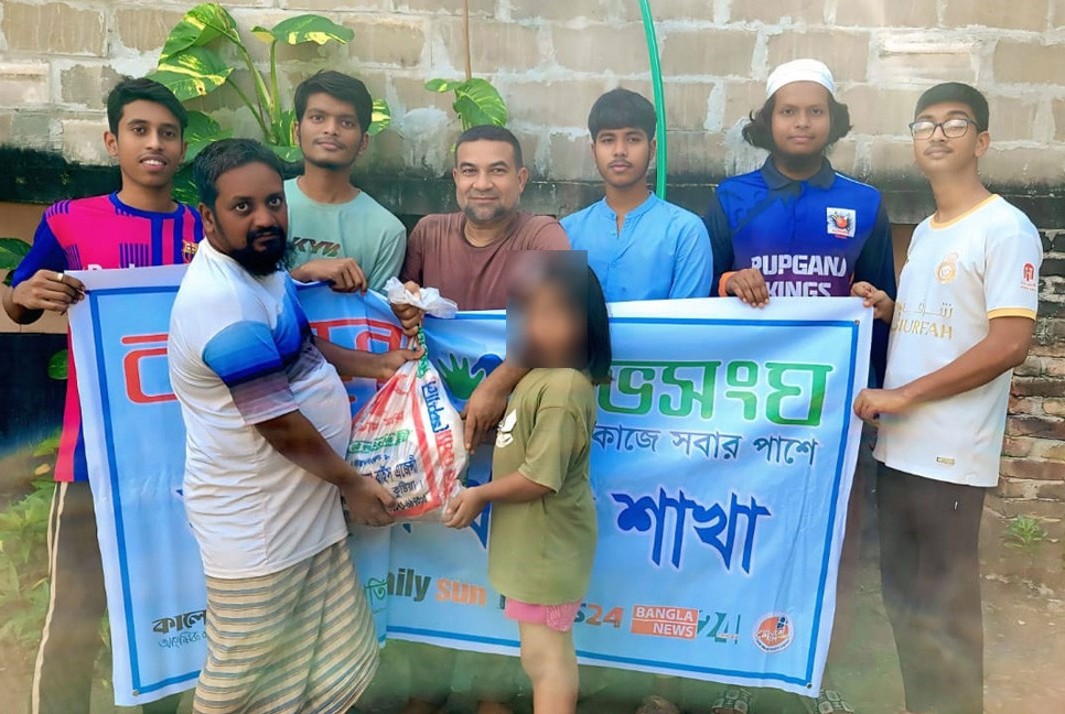 Shuvosangho extends support to destitute family in Khilgaon