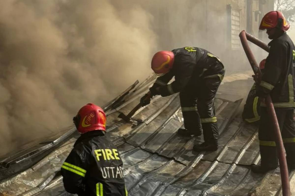 Fire at Gazipur cotton warehouse brought under control