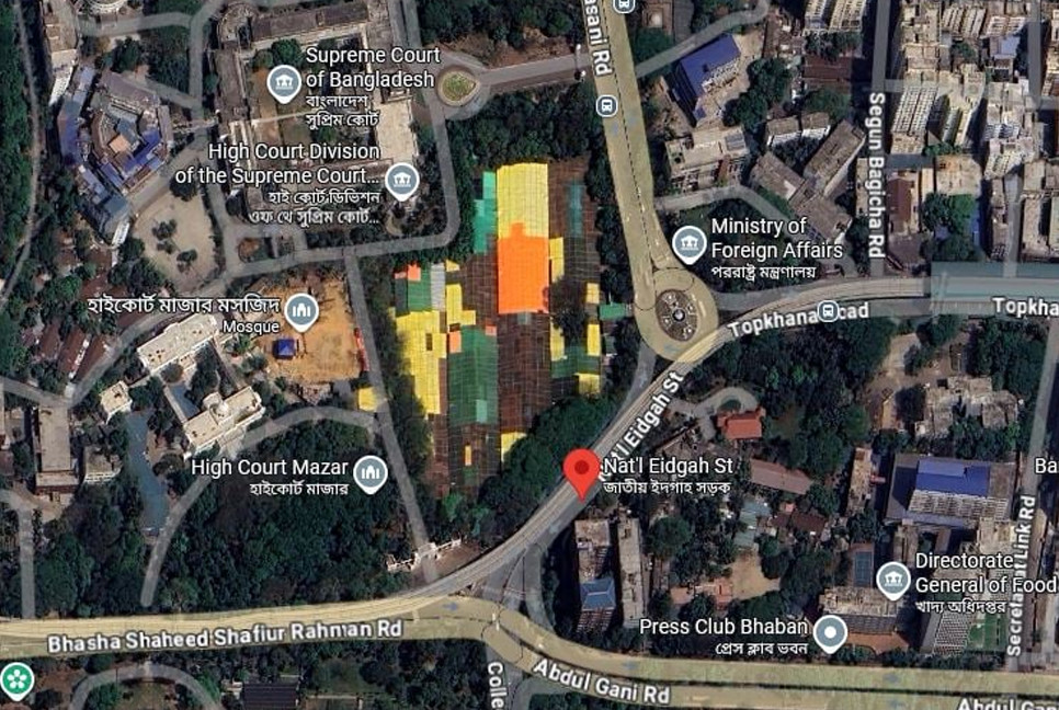 Outsiders banned from entering National Eidgah