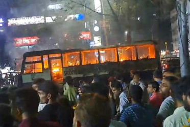 Multiple explosions, arson attacks reported in Dhaka