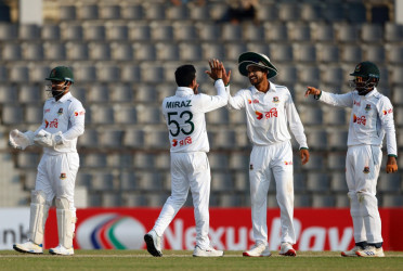 Bangladesh spinners fight back after Ireland’s strong start in Sylhet Test
