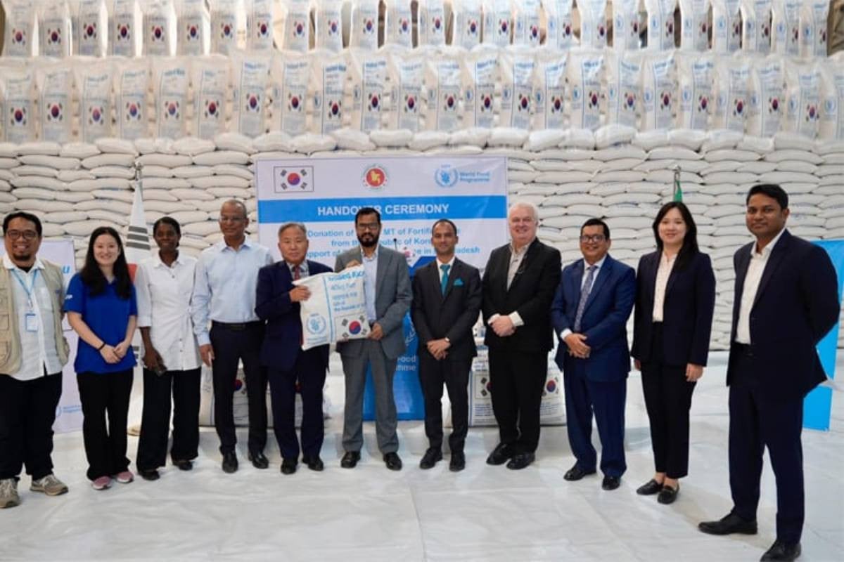 South Korea donates rice to support Rohingya refugees in Bangladesh