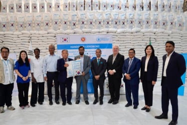 South Korea donates rice to support Rohingya refugees in Bangladesh