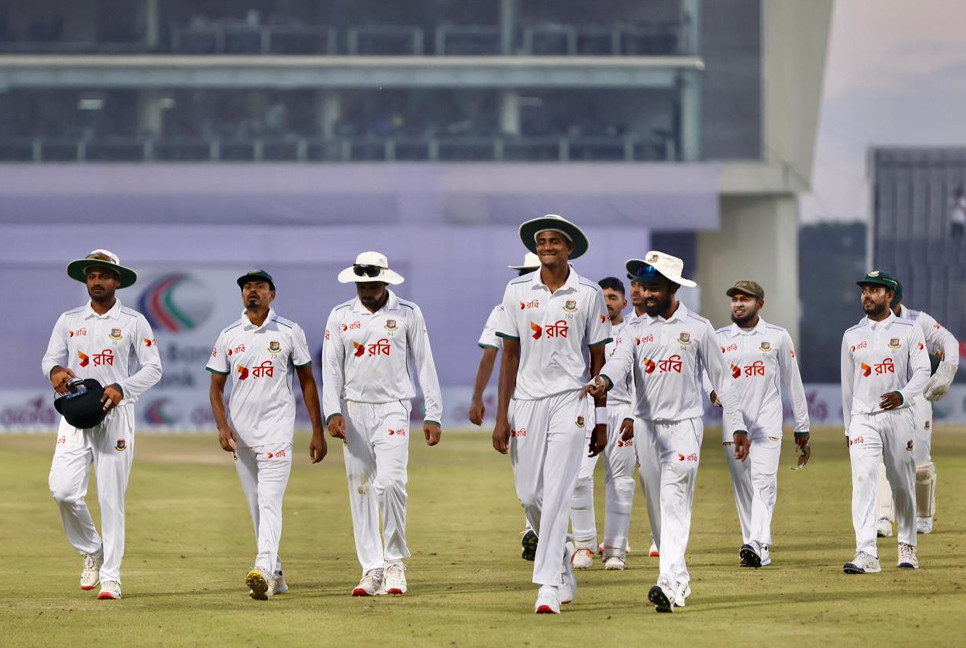 Bangladesh on course for victory after Shanto’s century in Sylhet