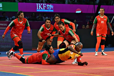Bangladesh makes a good start in Women's Kabaddi World Cup defeating Uganda