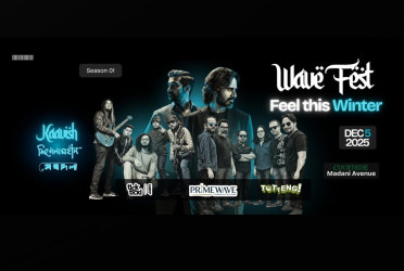 Pakistani band Kaavish on one stage with Shironamhin, Meghdol  this winter