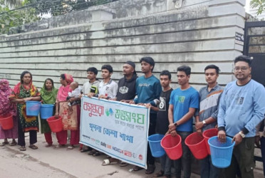 Shuvosangho holds cleanliness awareness campaign in Khulna