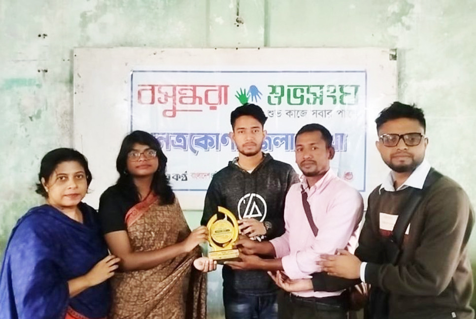 Reception for int'l gold medallist Mashia Rahman held in Netrakona